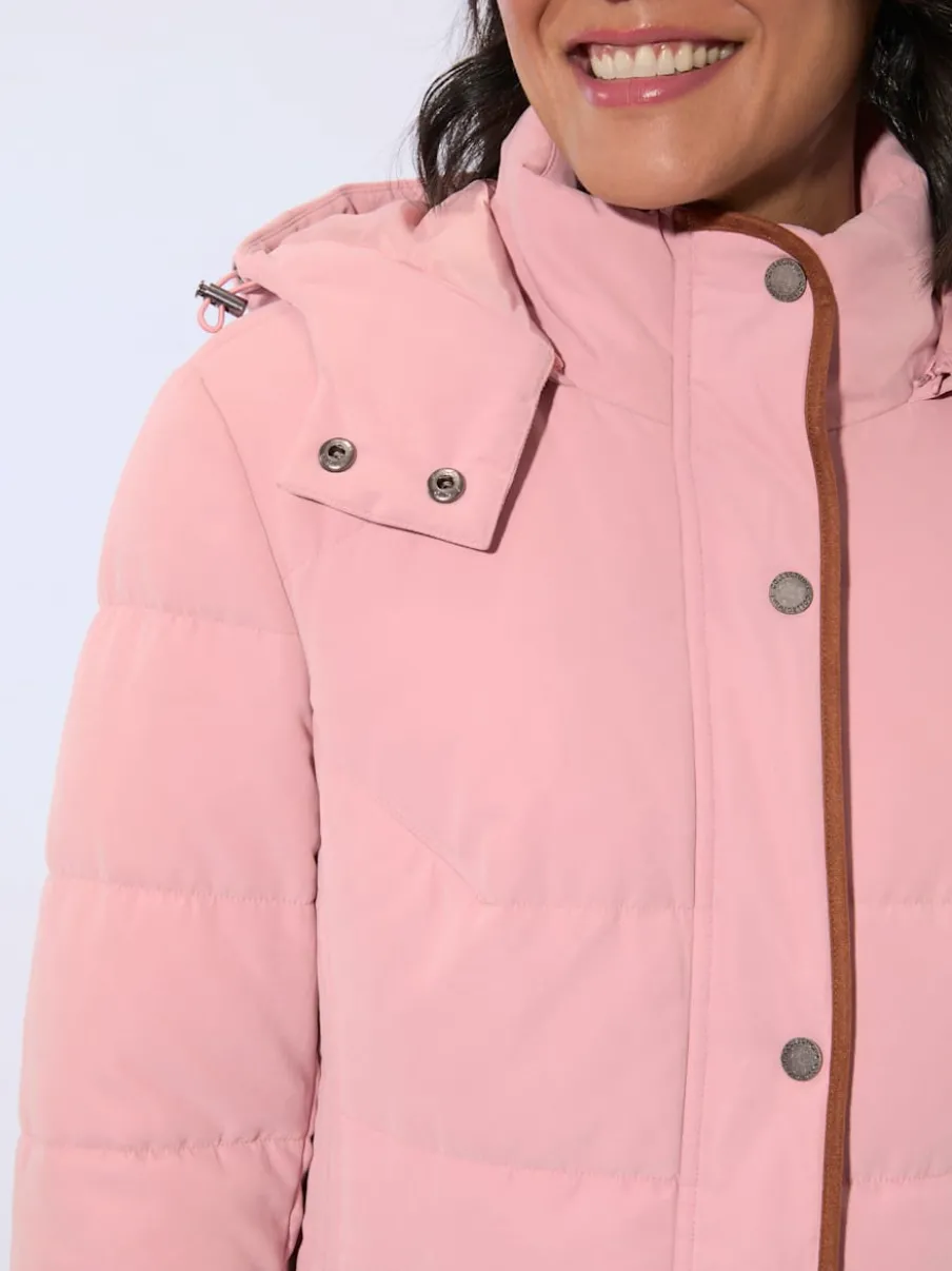 Veste longue chaud et facile à entretenir