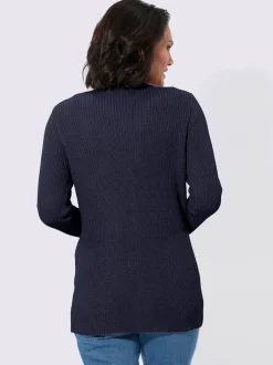 Veste longue en tricot 50% coton