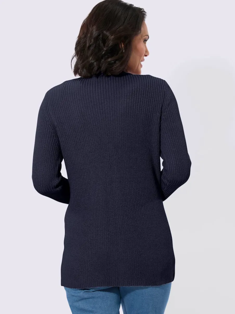 Veste longue en tricot 50% coton