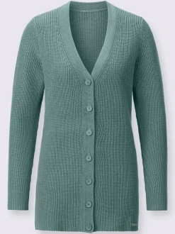 Veste longue en tricot 50% coton