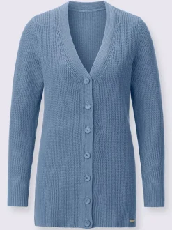 Veste longue en tricot 50% coton