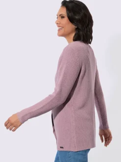 Veste longue en tricot 50% coton