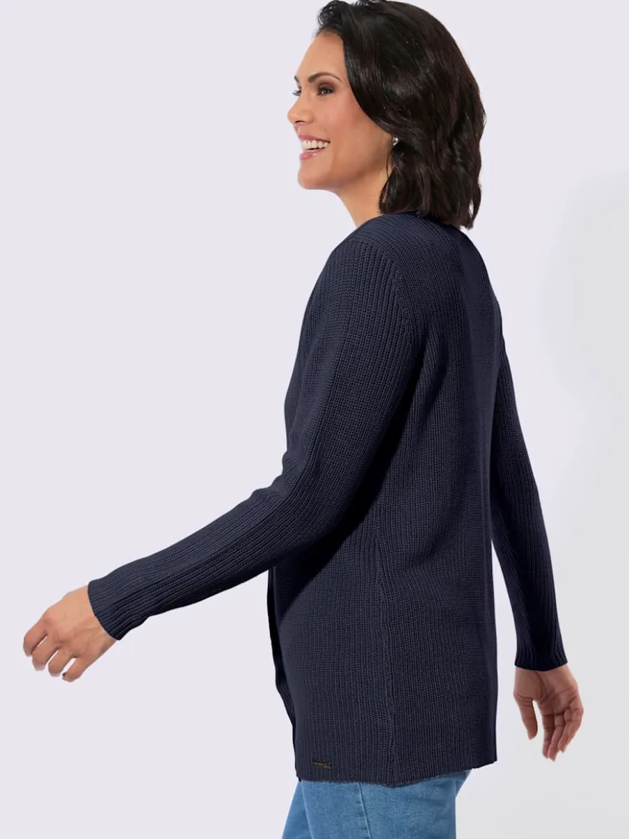 Veste longue en tricot 50% coton