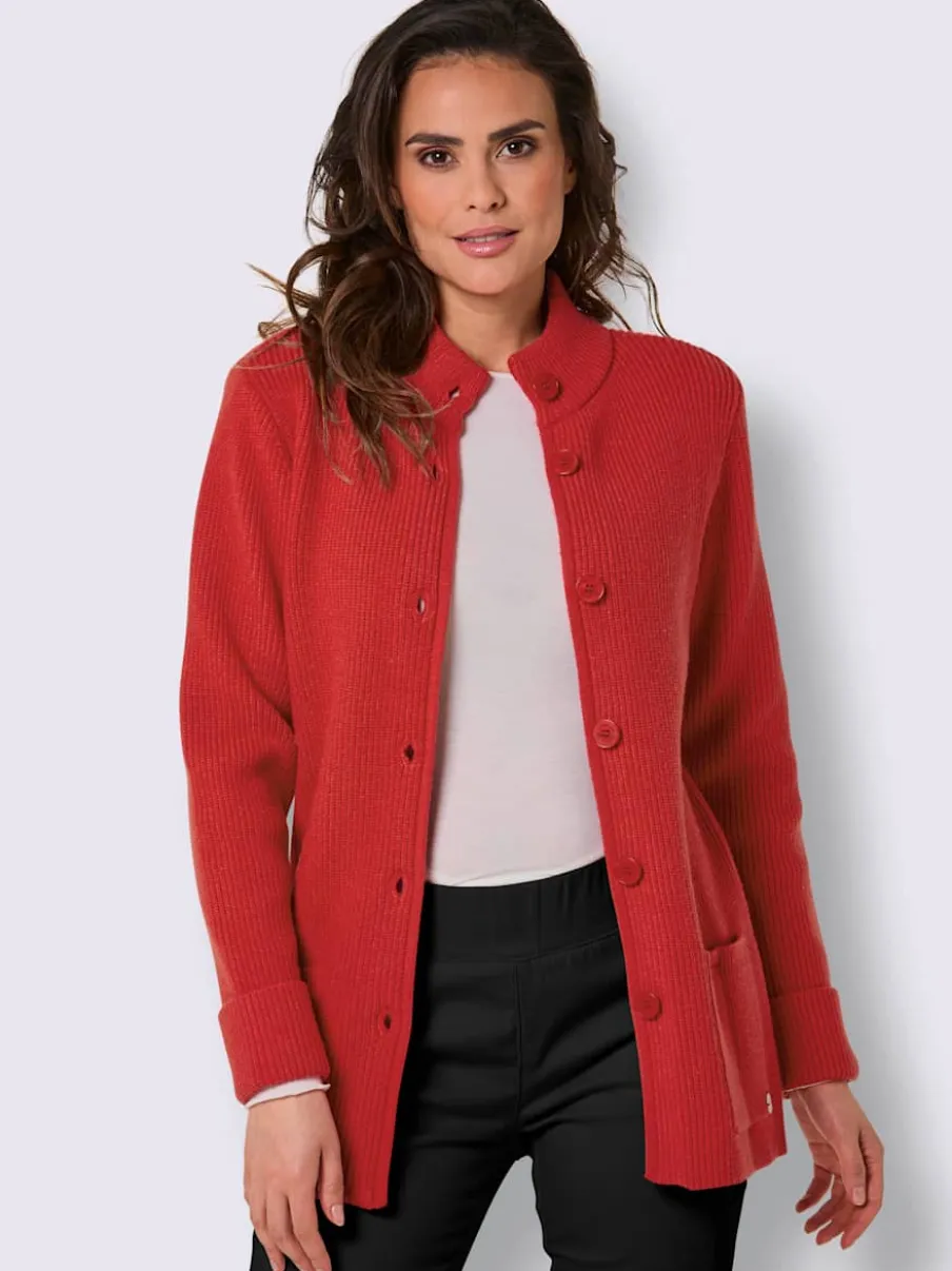 Veste longue en tricot ultra-doux avec modal