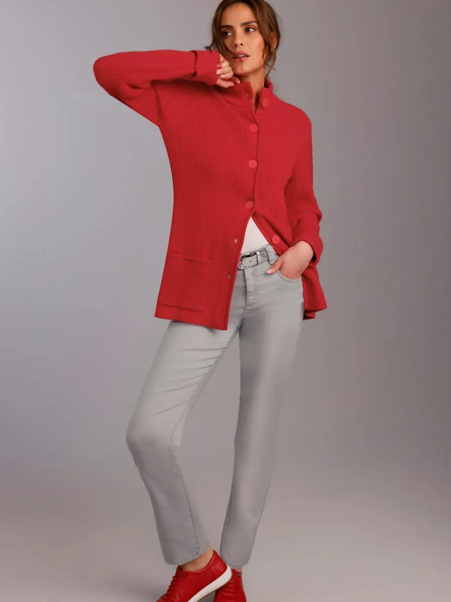 Veste longue en tricot ultra-doux avec modal