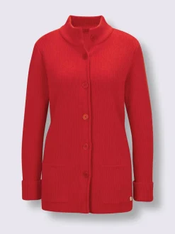 Veste longue en tricot ultra-doux avec modal