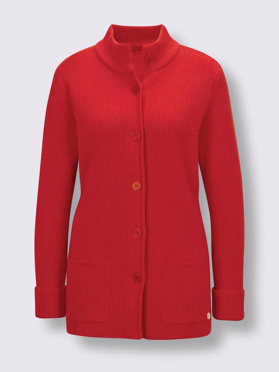 Veste longue en tricot ultra-doux avec modal