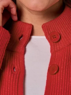 Veste longue en tricot ultra-doux avec modal