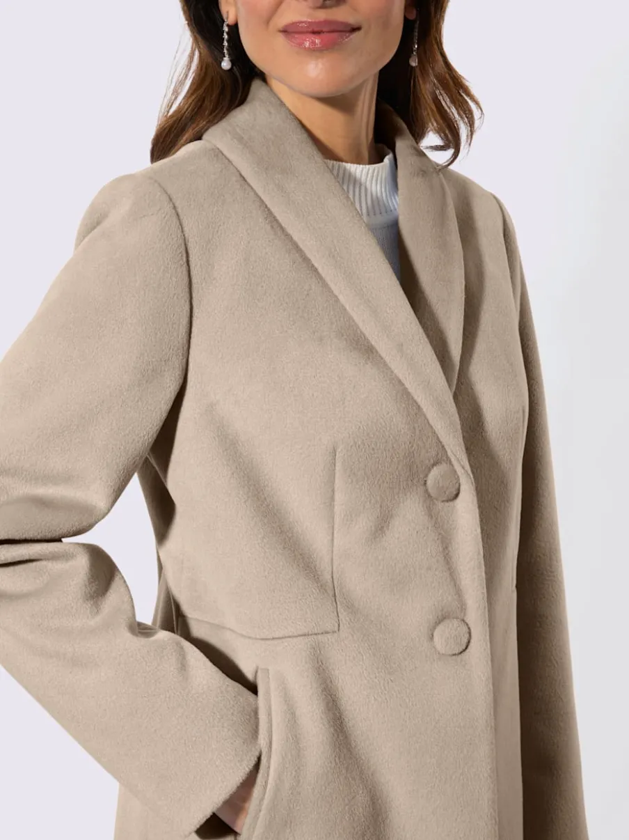 Veste longue matière supérieure facile d'entretien
