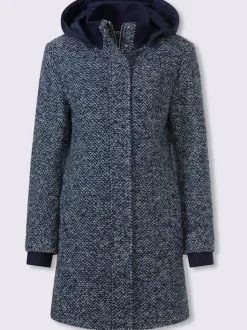 Veste longue qualité bouclé tendance