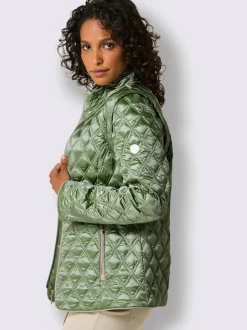 Veste matelassée en duvet avec manches amovibles et poches zippées
