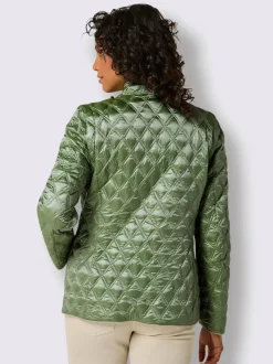 Veste matelassée en duvet avec manches amovibles et poches zippées