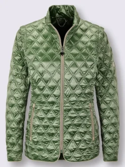 Veste matelassée en duvet avec manches amovibles et poches zippées