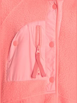 Veste polaire ample avec capuche