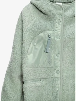 Veste polaire ample avec capuche
