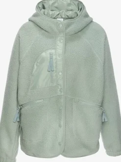Veste polaire ample avec capuche