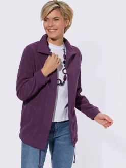 Veste polaire avec col montant et deux poches