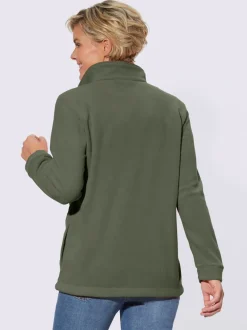 Veste polaire avec col montant et deux poches