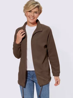Veste polaire avec col montant et deux poches