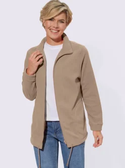 Veste polaire avec col montant et deux poches