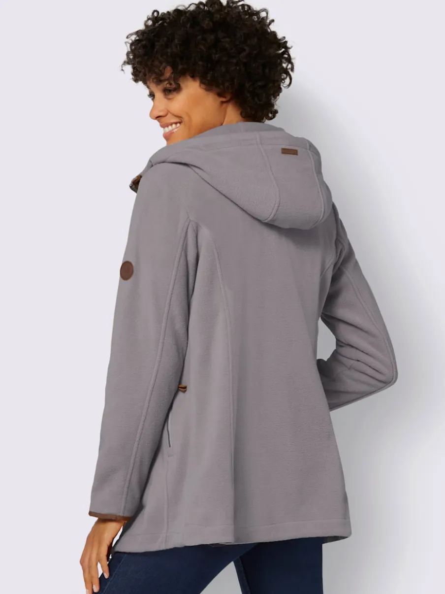 Veste polaire à capuche qualité polaire chaude