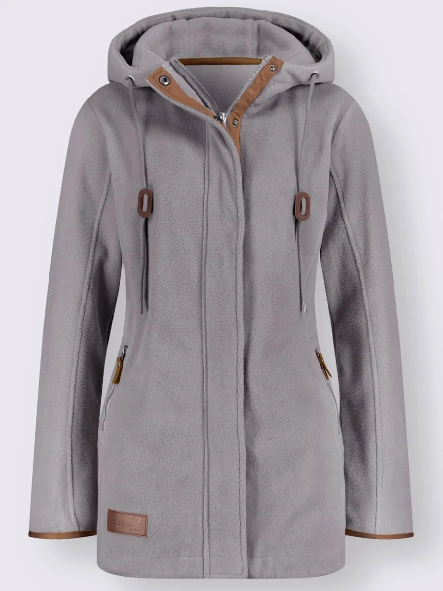 Veste polaire à capuche qualité polaire chaude