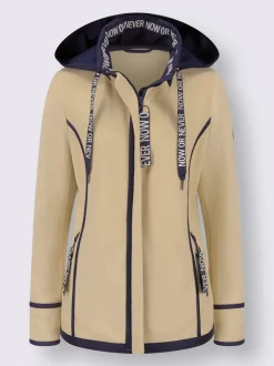 Veste polaire chaude et moelleuse avec capuche amovible