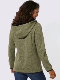 Veste polaire contrastes décoratifs