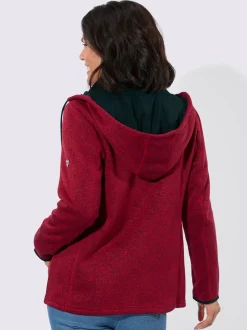 Veste polaire contrastes décoratifs