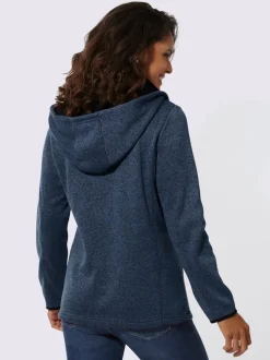 Veste polaire contrastes décoratifs