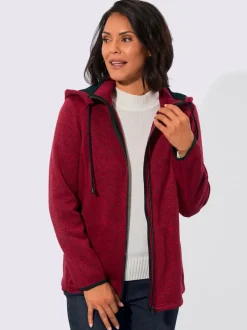 Veste polaire contrastes décoratifs