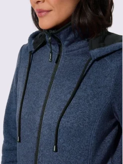 Veste polaire contrastes décoratifs