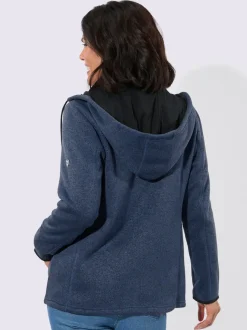 Veste polaire contrastes décoratifs