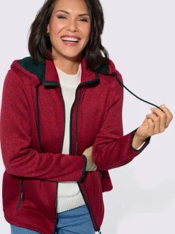 Veste polaire contrastes décoratifs