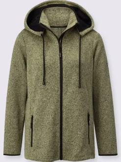 Veste polaire contrastes décoratifs