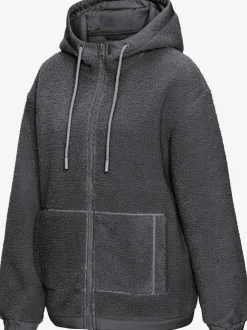 Veste polaire en peluche à capuche