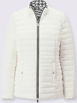 Veste réversible à col montant et manches longues