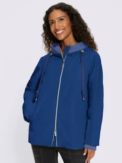 Vestes avec capuche à poches et empiècements jersey