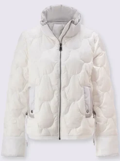 Vestes légères en duvet avec col montant pratique