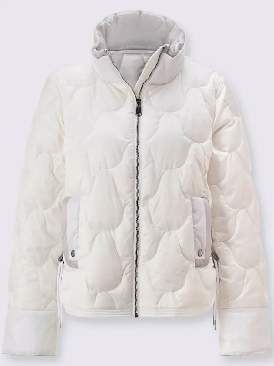 Vestes légères en duvet avec col montant pratique