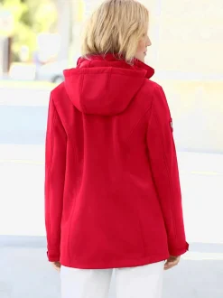 Veste softshell coupe-vent avec capuche amovible pratique