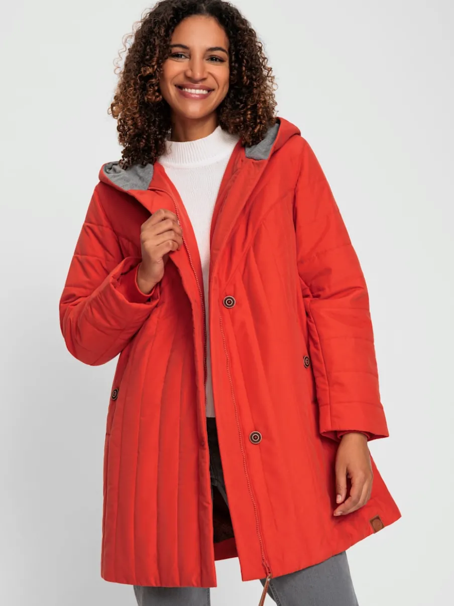 Veste sportive avec capuche polyester recyclé pratique et confortable