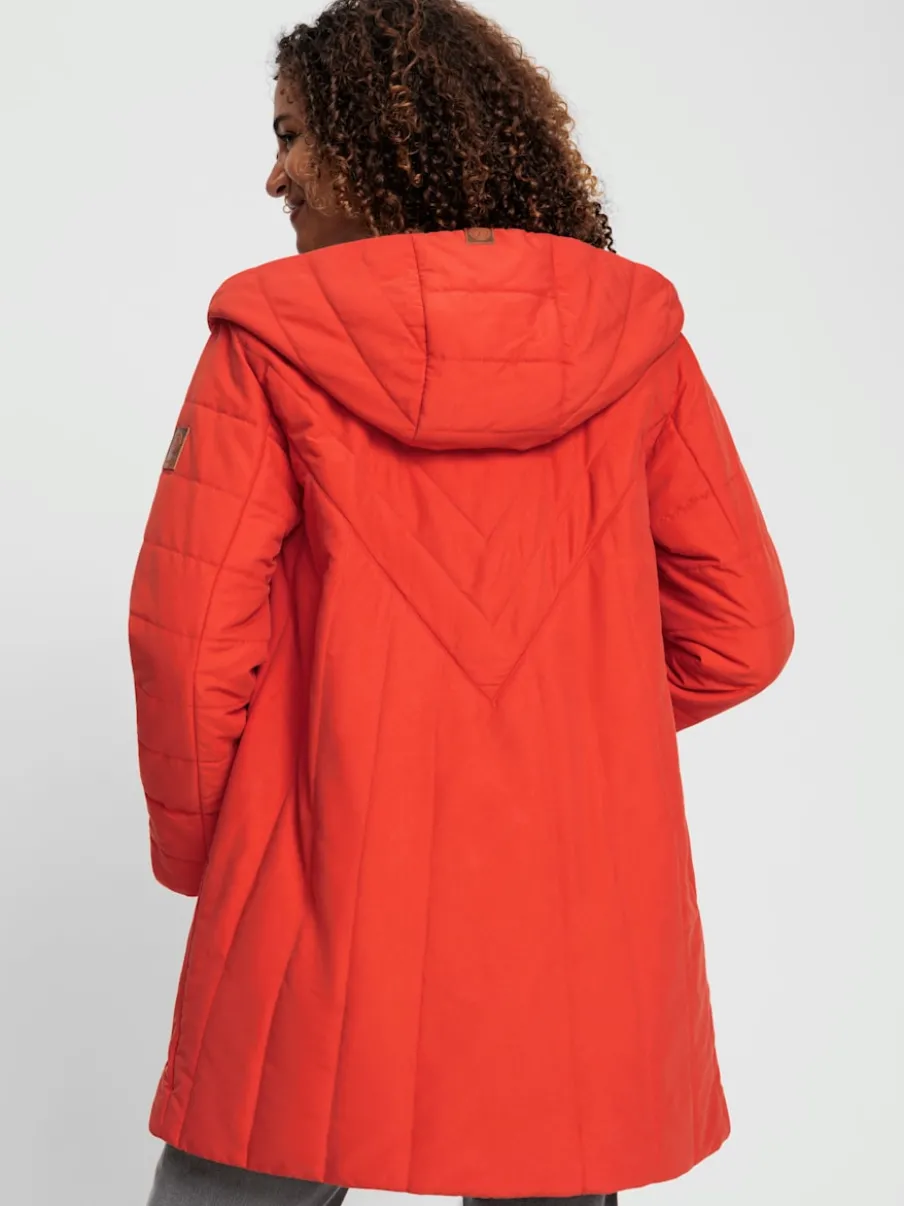 Veste sportive avec capuche polyester recyclé pratique et confortable