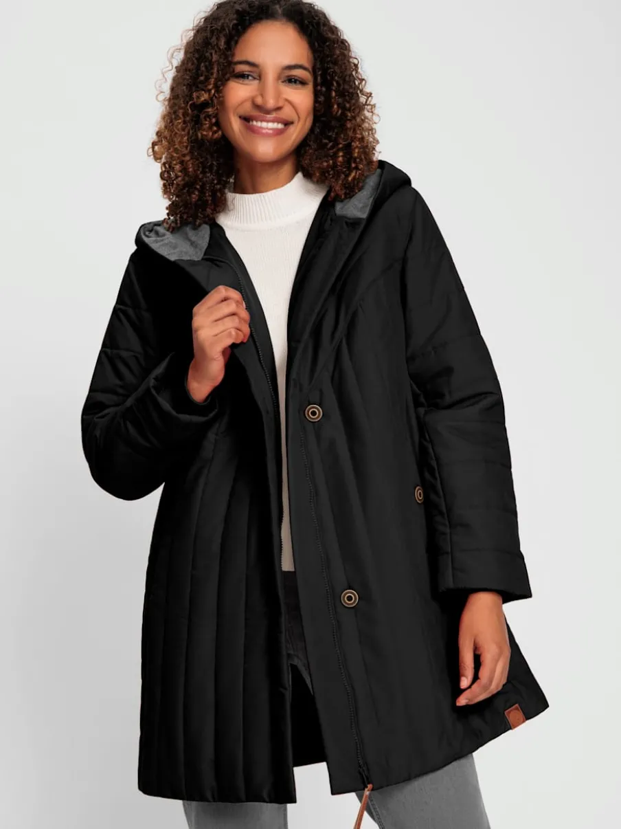 Veste sportive avec capuche polyester recyclé pratique et confortable