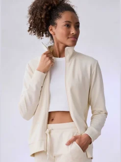 Veste sweat avec glissière et poches latérales agréables