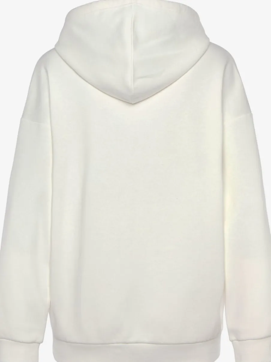 Veste sweat à capuche avec logo brodé et poches fendues