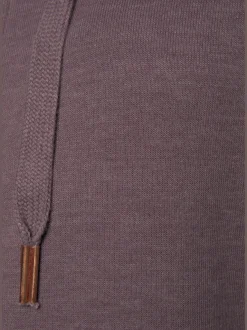 Veste sweat à capuche avec poches latérales et logo imprimé