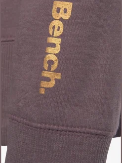 Veste sweat à capuche avec poches latérales et logo imprimé