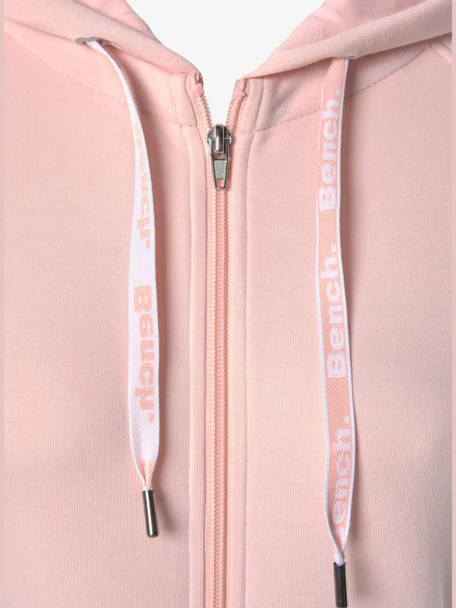 Veste sweat à capuche manches raglan avec poches pratiques