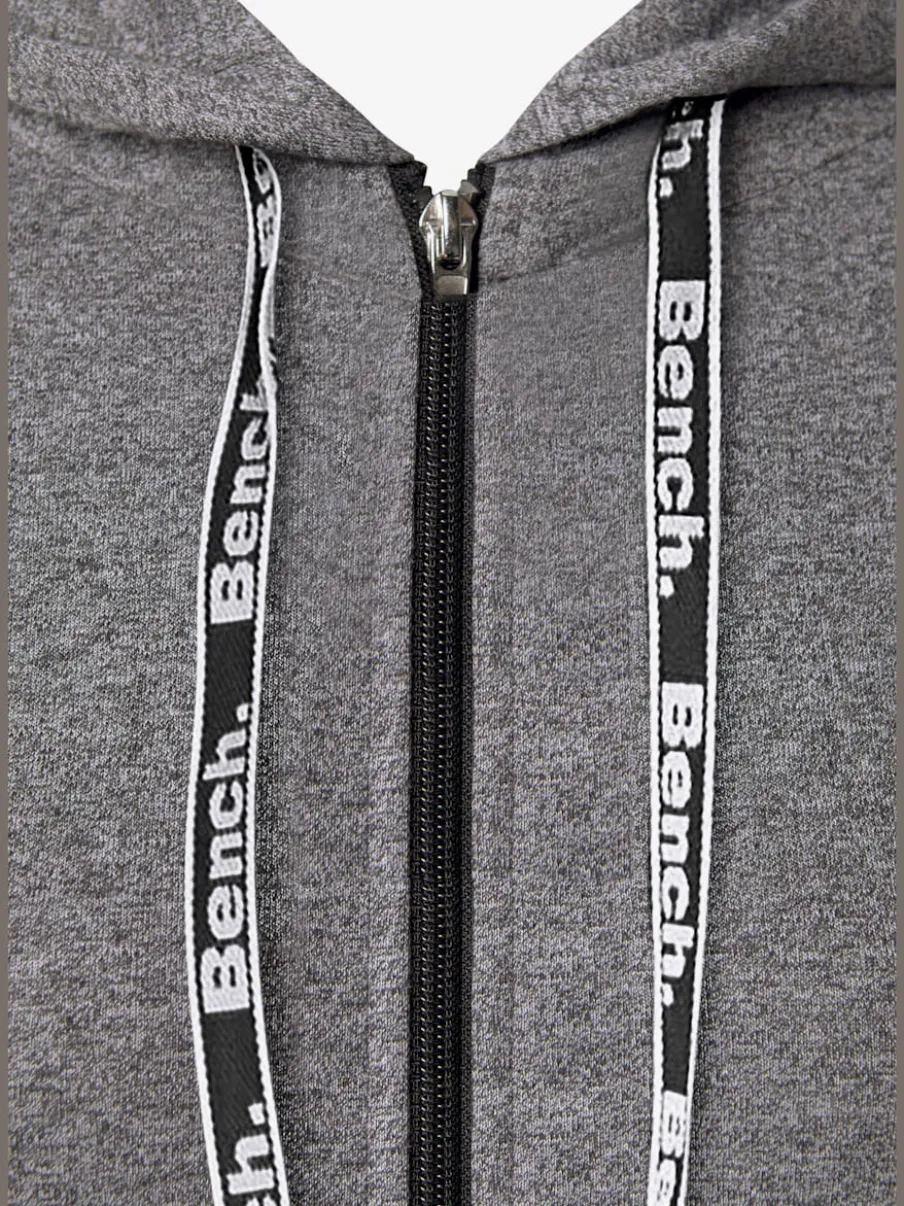 Veste sweat à capuche manches raglan avec poches pratiques